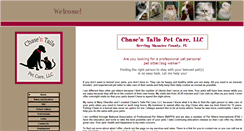 Desktop Screenshot of chasentailspetcare.com